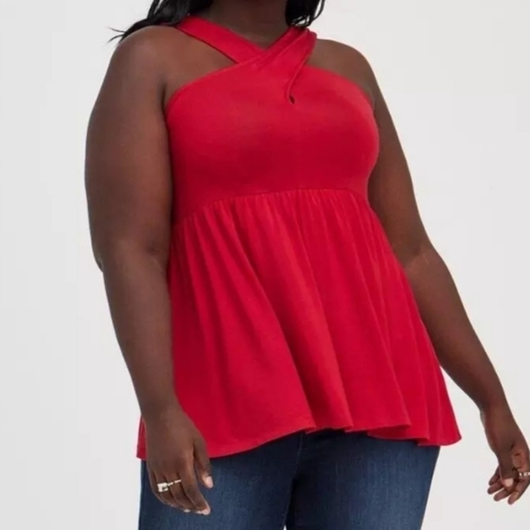 Torrid Super Soft Knits Halter Tank Top - Picture 1 of 4